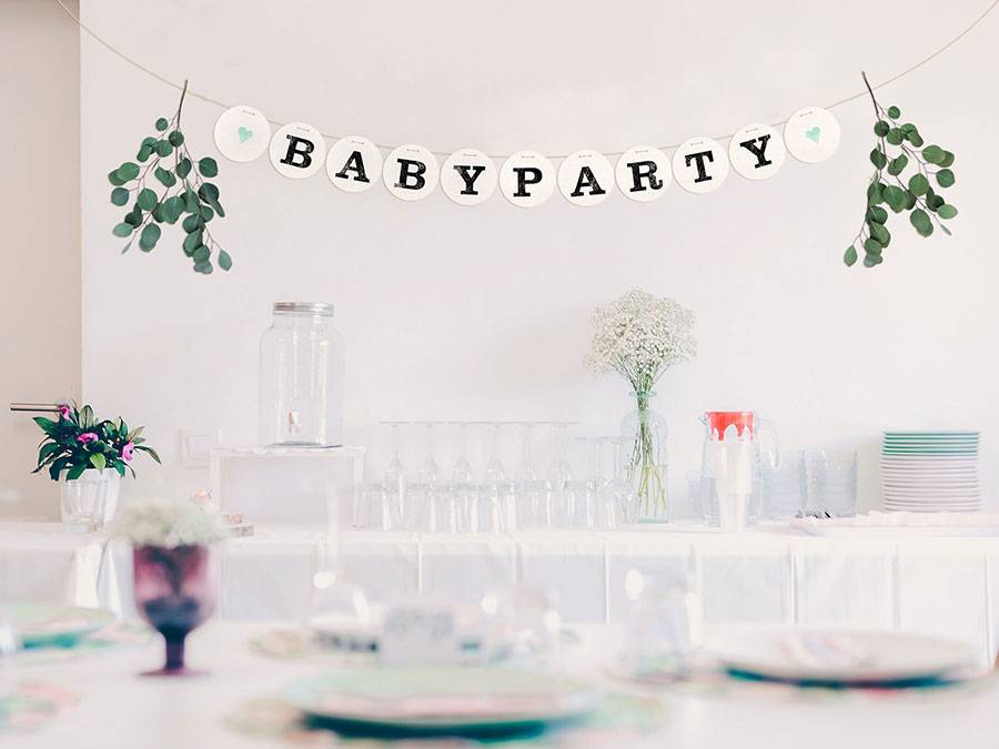 Renna Deluxe BABYPARTY Girlande Bis zu 50% Rabatt