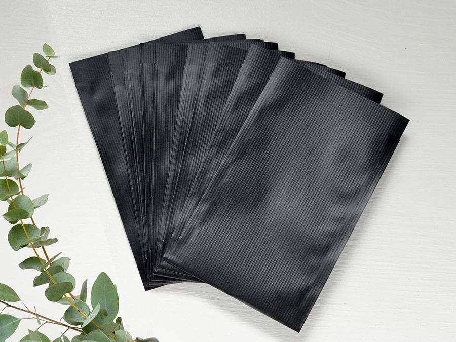 Renna Deluxe Papiertüten Schwarz Bis zu 55% Rabatt