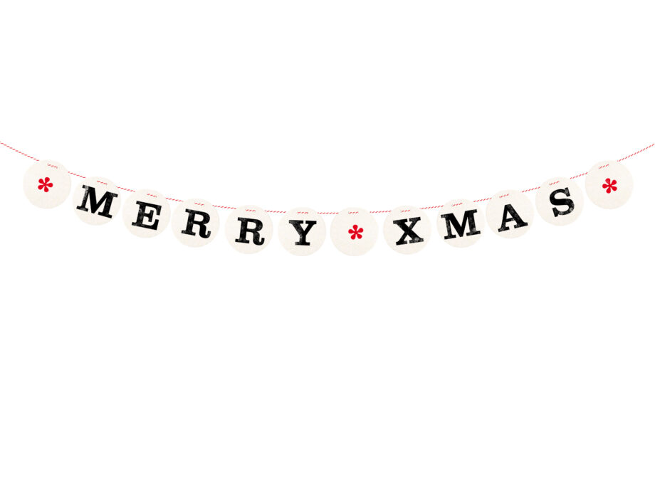 Renna Deluxe MERRY XMAS Girlande Black Friday