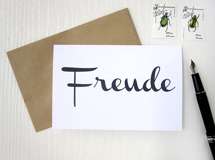 Renna Deluxe FREUDE // Klappkarte Vatertagsangebot