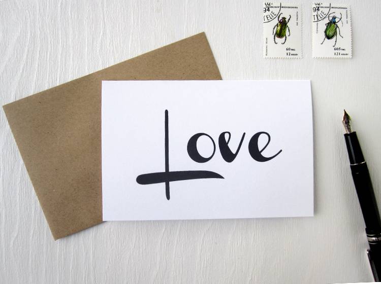 Renna Deluxe LOVE // Klappkarte Valentinstagsangebot