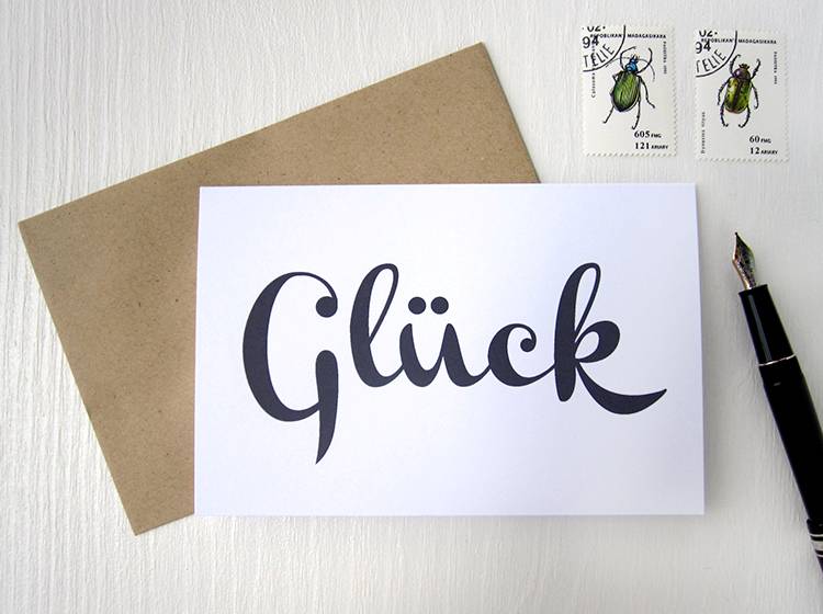Renna Deluxe Glück // Klappkarte Jubiläumsangebot
