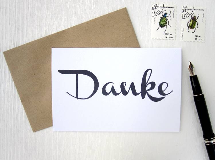Renna Deluxe Danke // Klappkarte Top Angebot