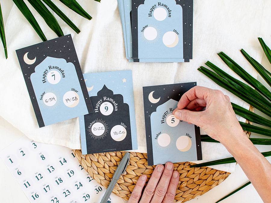 Renna Deluxe RAMADAN Kalender Karten für Sahur und Iftar Bis zu 55% Rabatt