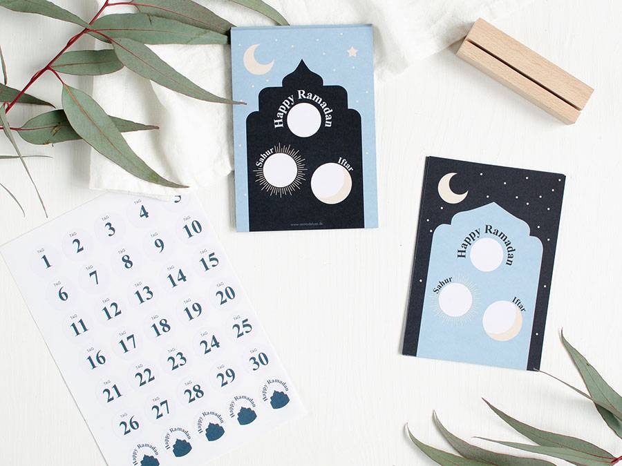 Renna Deluxe RAMADAN Kalender Karten für Sahur und Iftar Bis zu 55% Rabatt