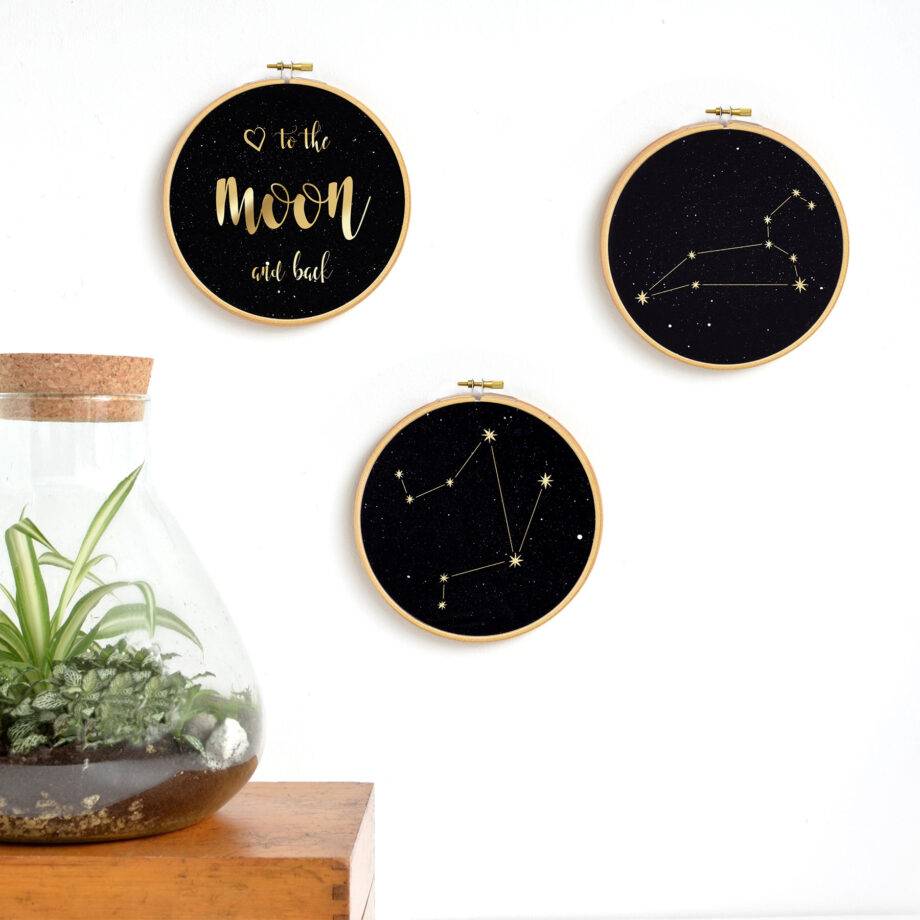 Renna Deluxe I love you to the moon and back! Gold Druck Clearance-Verkauf