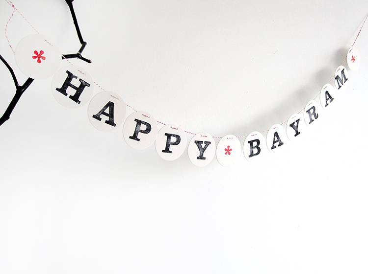 Renna Deluxe Happy BAYRAM Girlande