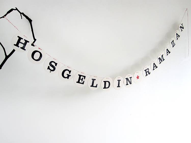 Renna Deluxe HOSGELDIN RAMAZAN Girlande Neueste Mode