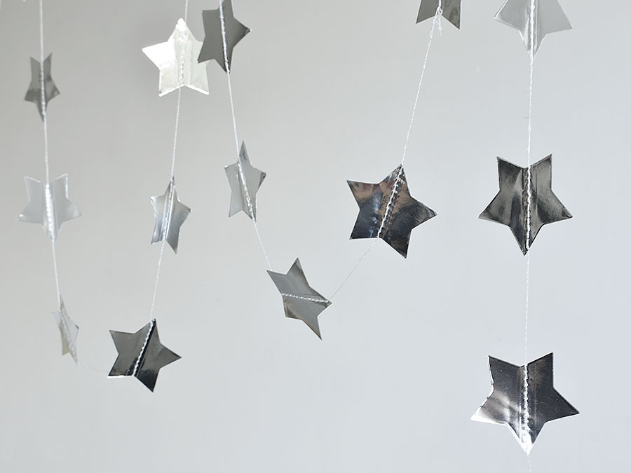 Renna Deluxe Silberne Sternengirlande Online Outlet
