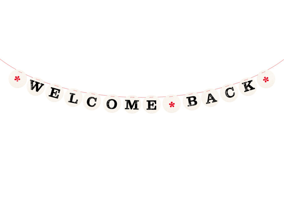 Renna Deluxe WELCOME BACK Girlande