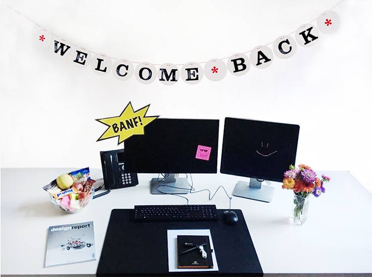 Renna Deluxe WELCOME BACK Girlande Kauf eins, bekomm eins gratis