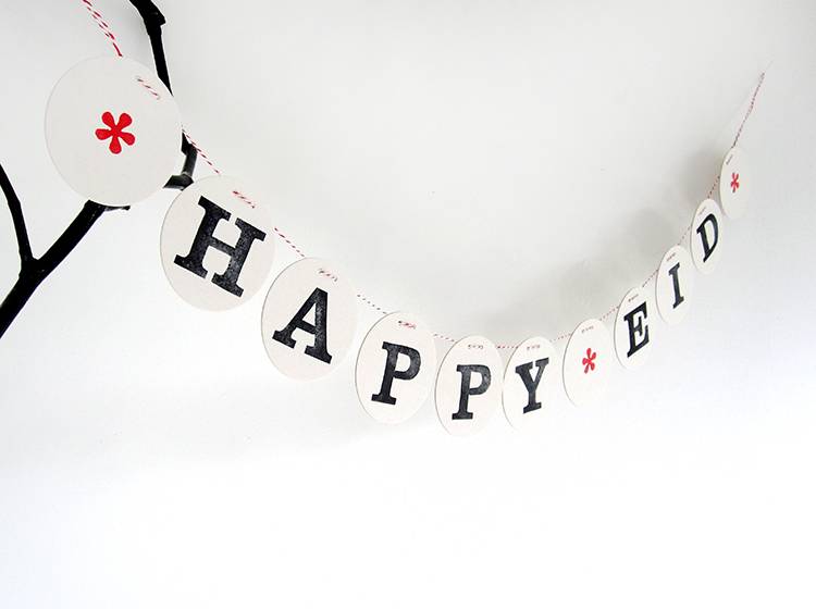 Renna Deluxe HAPPY EID Girlande Begrenzt auf 3 Tage