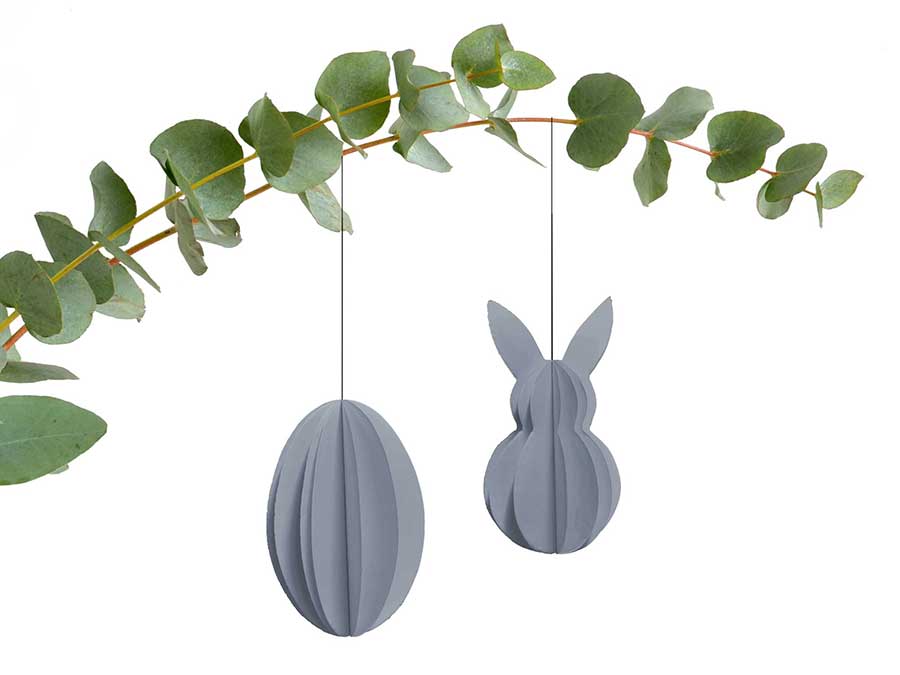 Renna Deluxe Grauer Osterhase Anhänger Meist gekauft