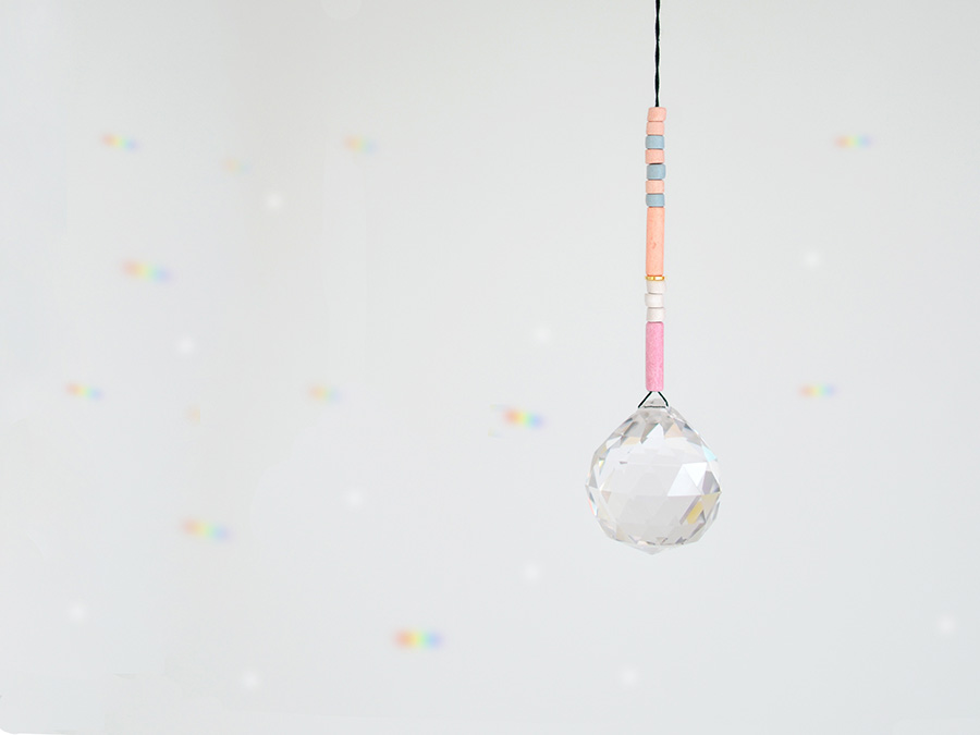 Renna Deluxe SUNCATCHER Rosa Korall Kostenloser Versand
