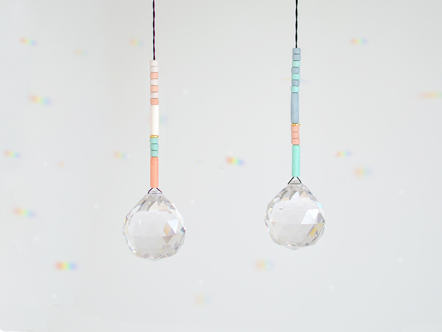 Renna Deluxe SUNCATCHER Rosa Korall Kostenloser Versand