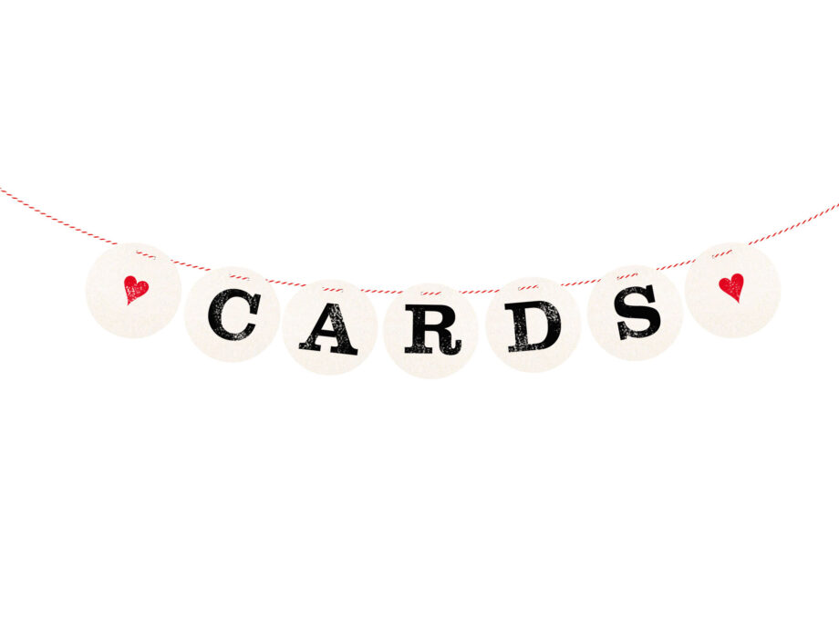 Renna Deluxe CARDS Girlande Hochzeitsgirlande Fabrik Onlineshop