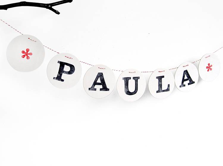 Renna Deluxe Buchstabe für personalisierte Namensgirlande Exklusivangebot