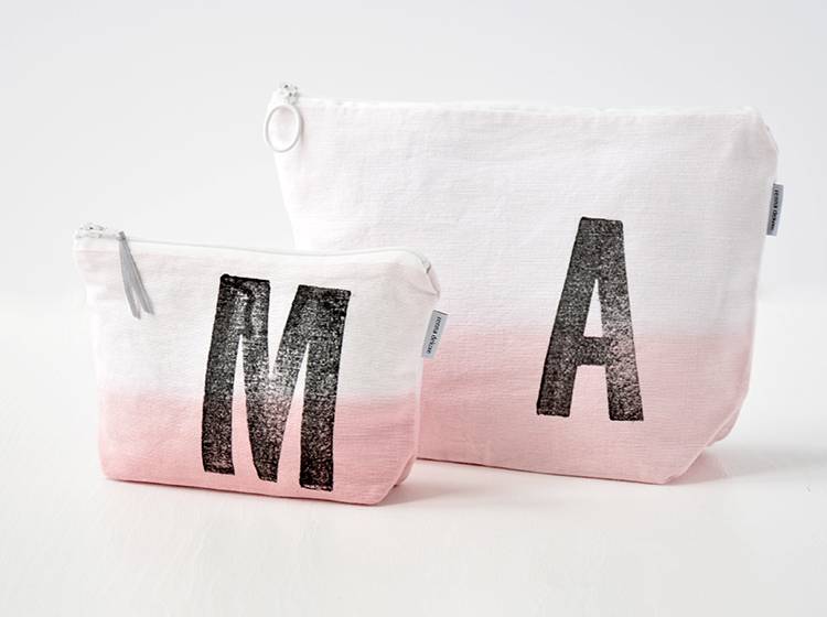 Renna Deluxe Kulturtasche ROSA mit Monogramm personalisiert Cyber Monday