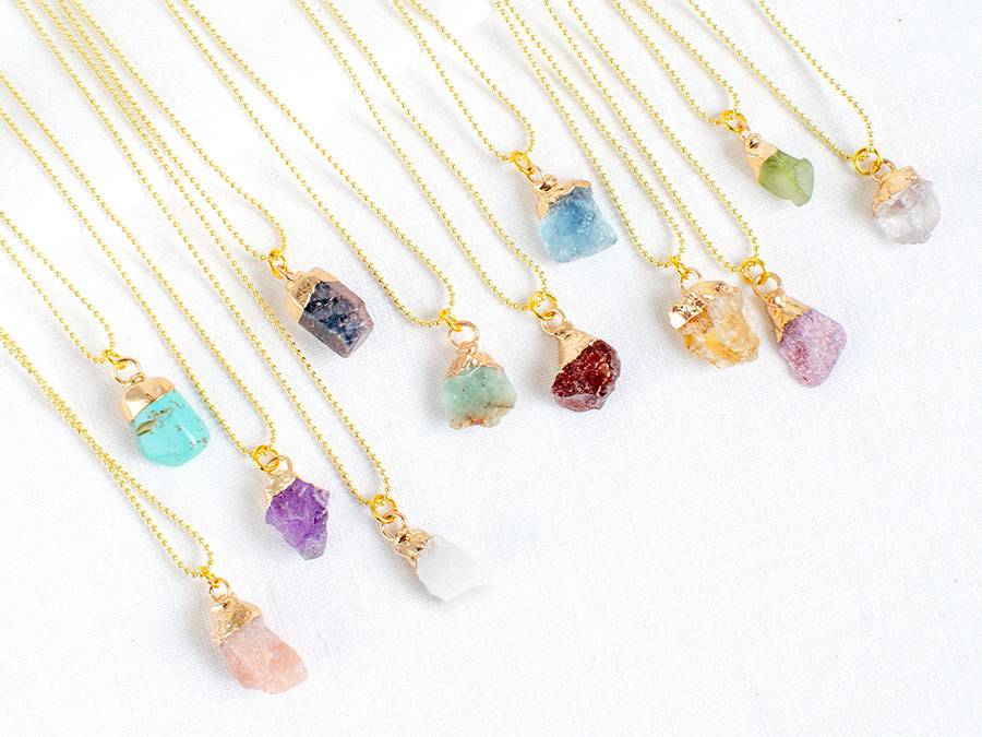 Renna Deluxe GEBURTSSTEIN Januar Kette Gold Bis zu 55% Rabatt