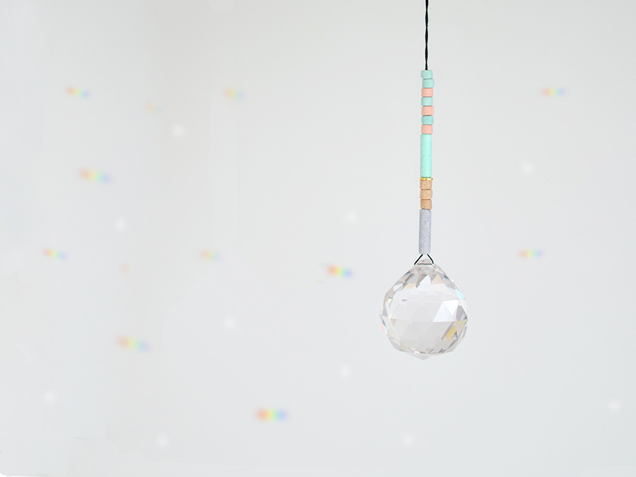 Renna Deluxe SUNCATCHER Grau Beige Mint Blitzverkäufe