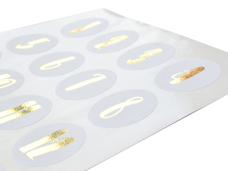 Renna Deluxe Adventskalender Gold metallic mit weißen Papiertüten Rabatt
