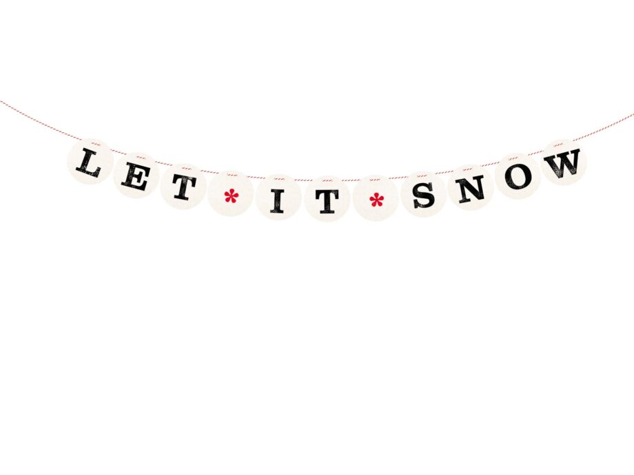 Renna Deluxe LET IT SNOW Girlande Muttertagsangebot