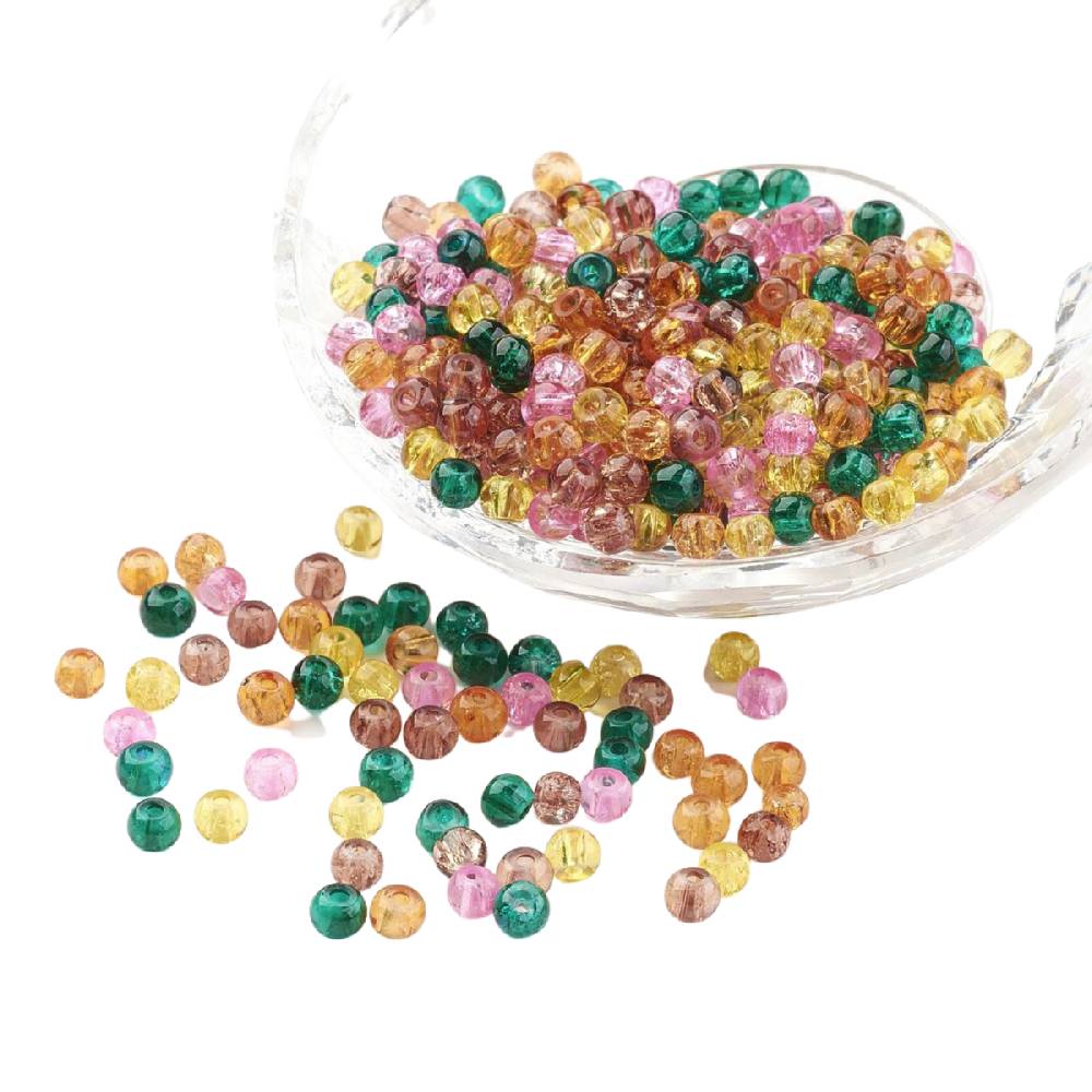 Sadingo Glasperlen Bunter Mix | 100 Stück, 4 mm Exklusive Angebote
