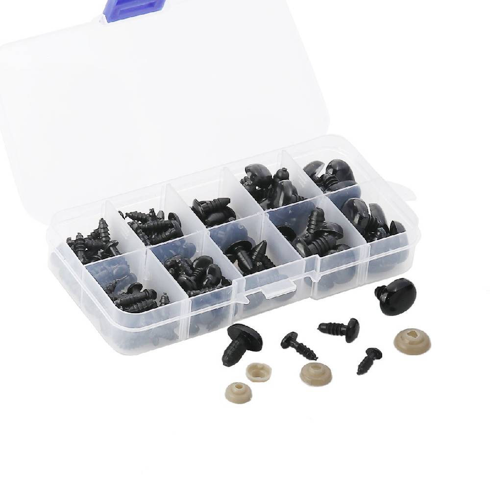 Sadingo Teddynasen Set mit Unterlegscheiben für Häkeltiere Blitzangebot