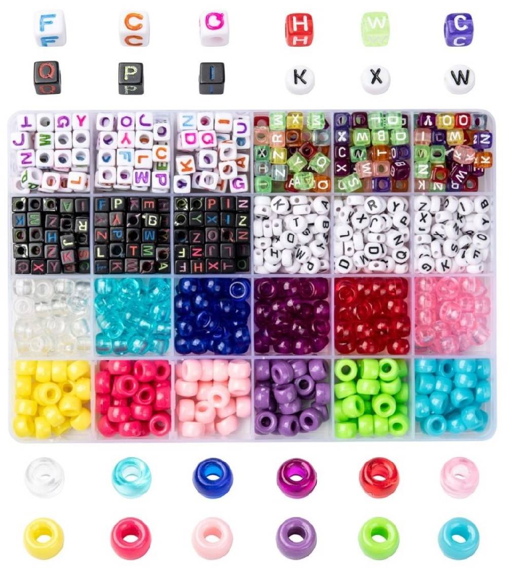 Sadingo Acrylperlen Set mit Aufbewahrungsbox Tägliche Deals