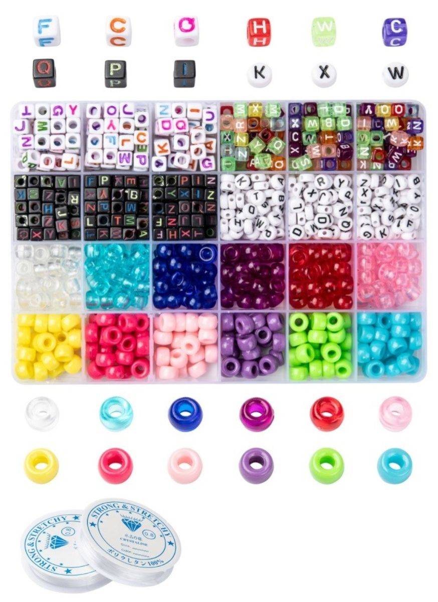Sadingo Acrylperlen Set mit Aufbewahrungsbox Tägliche Deals