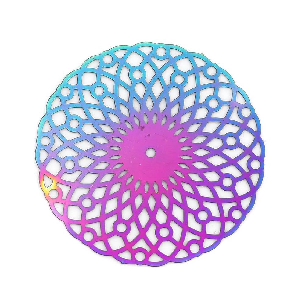 Sadingo Schmuckverbinder Mandala | 10 Stück, 31x30mm Sonderangebot