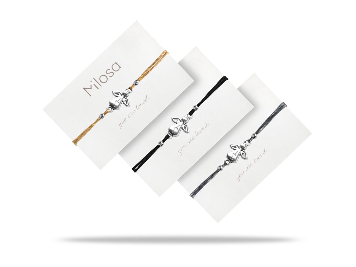Sadingo Schutzengel Armband Geschenk für Damen (größenverstellbar) Jubiläumsangebot