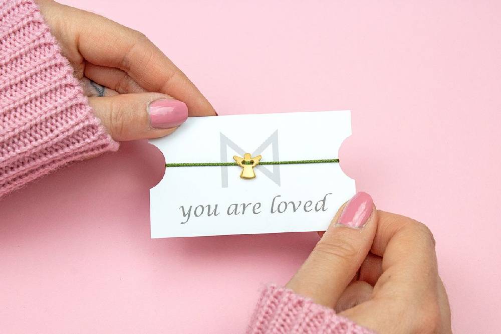 Sadingo Armband Geschenk für Mädchen, Schutzengel Bändchen Neueste Mode