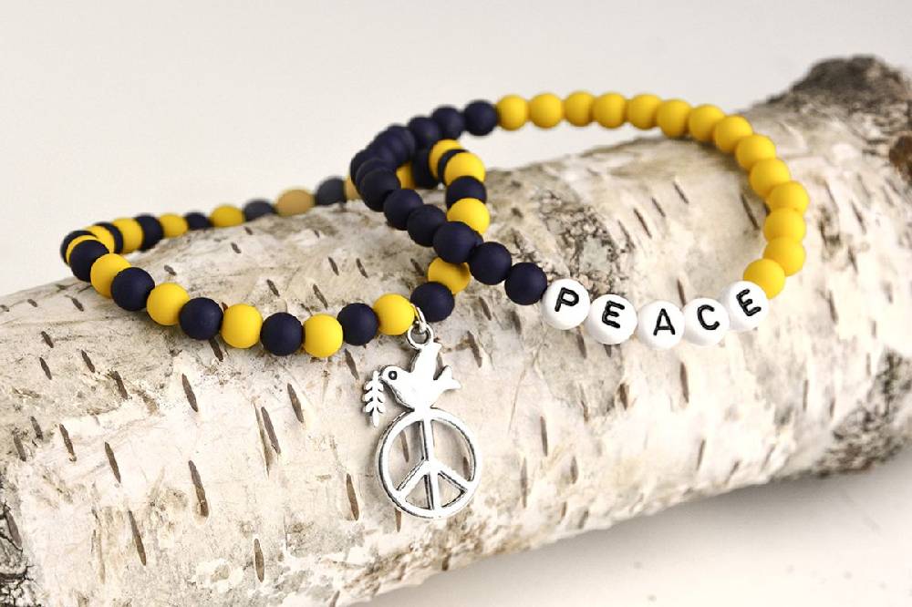 Sadingo Ukraine Armband | blau & gelb Online Outlet