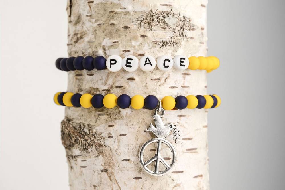 Sadingo Ukraine Armband | blau & gelb Online Outlet