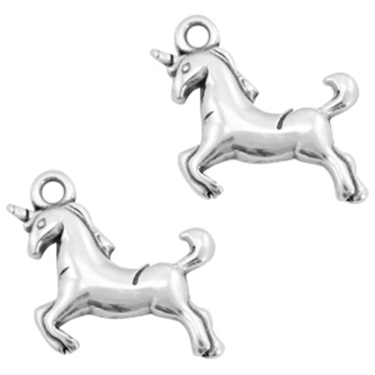 Sadingo Anhänger Einhorn aus Metall, 17 x 16 mm 1 Stück Rabatte dieses Monats