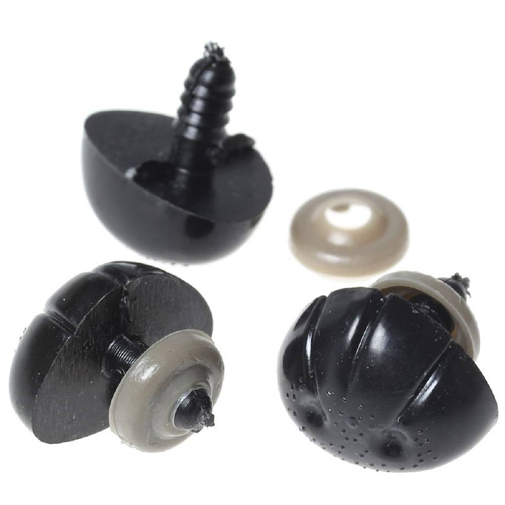Sadingo Teddynasen Acryl, zum Basteln, 25 Stück 23 x 17 mm Fabrikverkauf