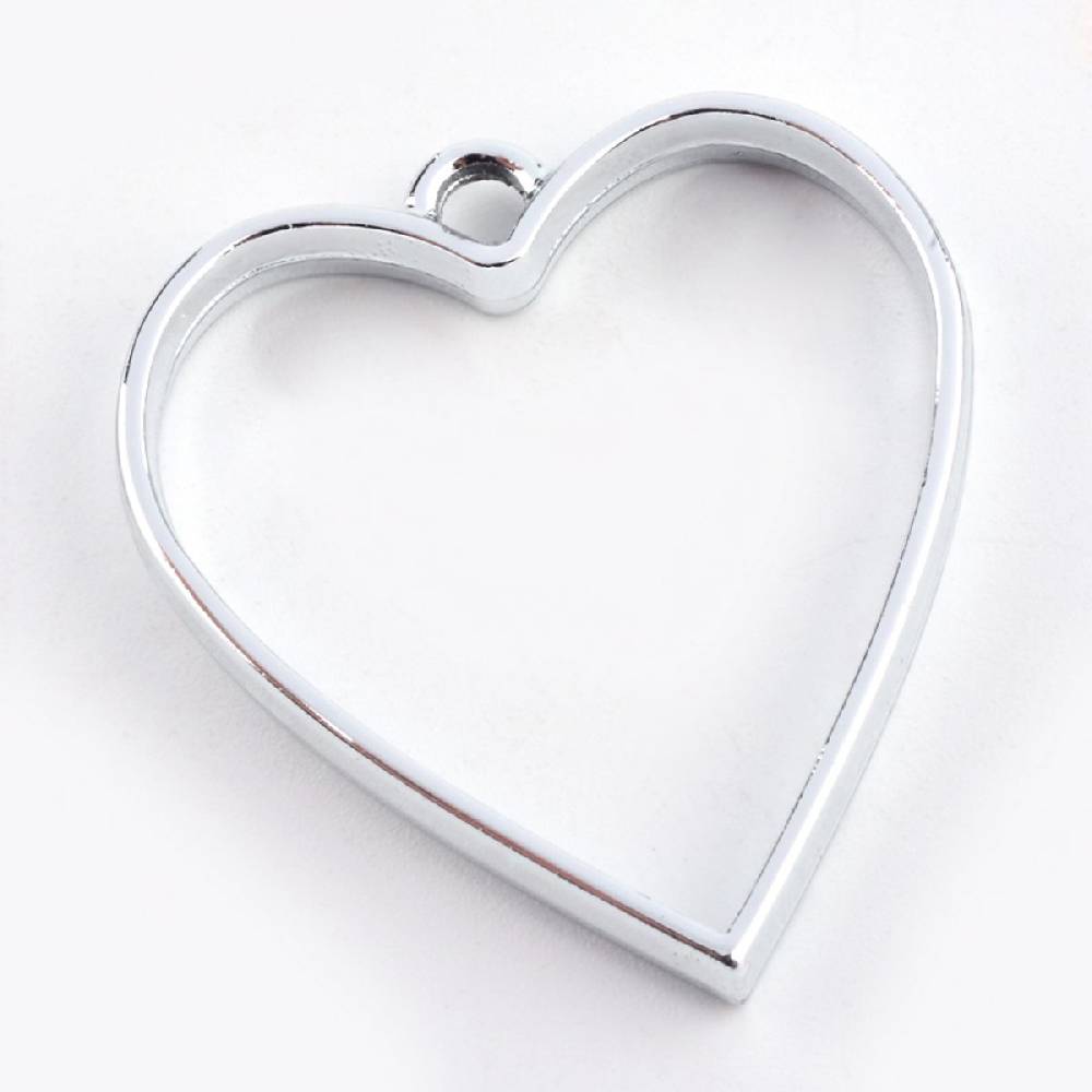 Sadingo Schmuckanhänger Herz - 10 Stück - 34 x 30 mm Großer Ausverkauf
