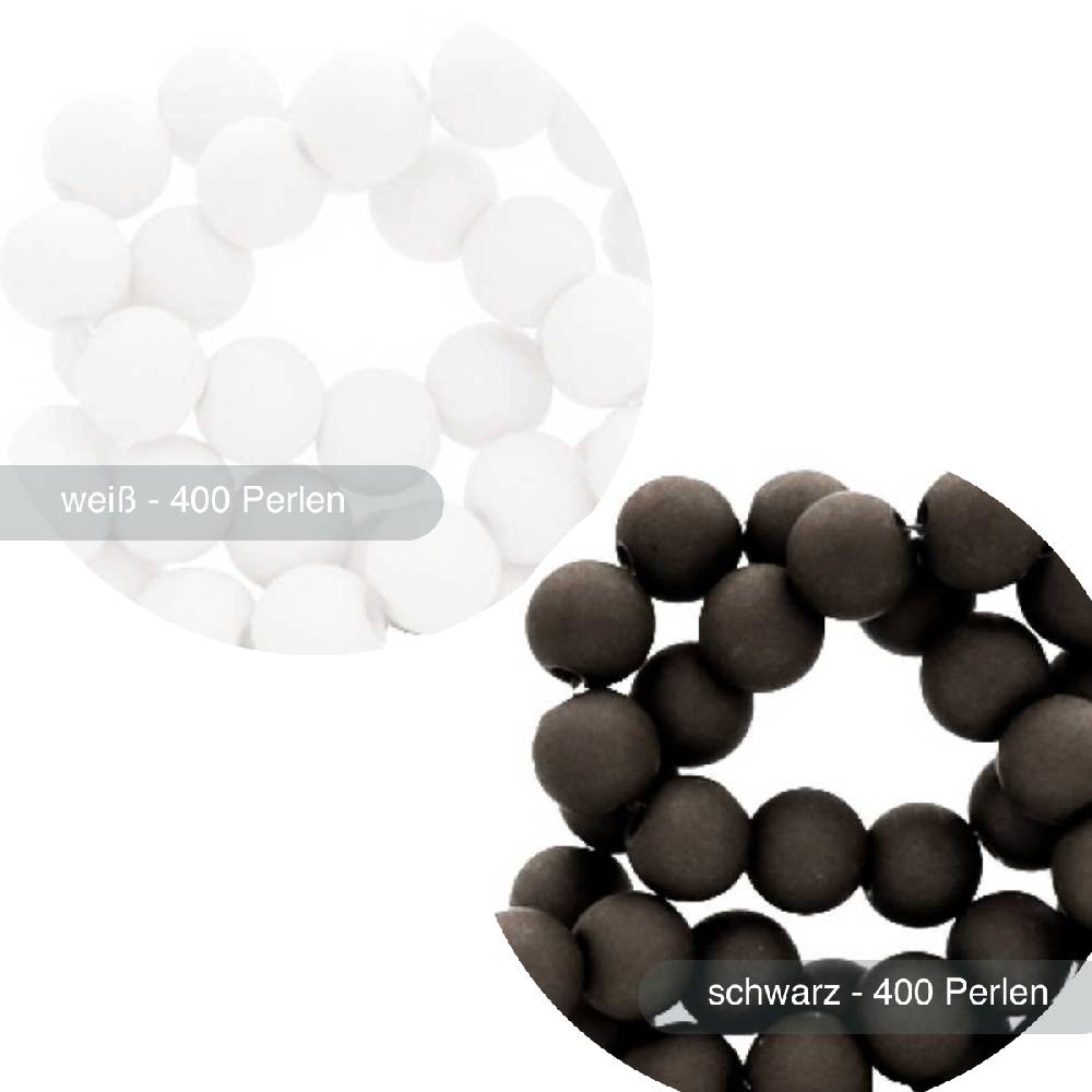 Sadingo Acrylperlen matt | 400 Stück, 8mm Vatertagsangebot