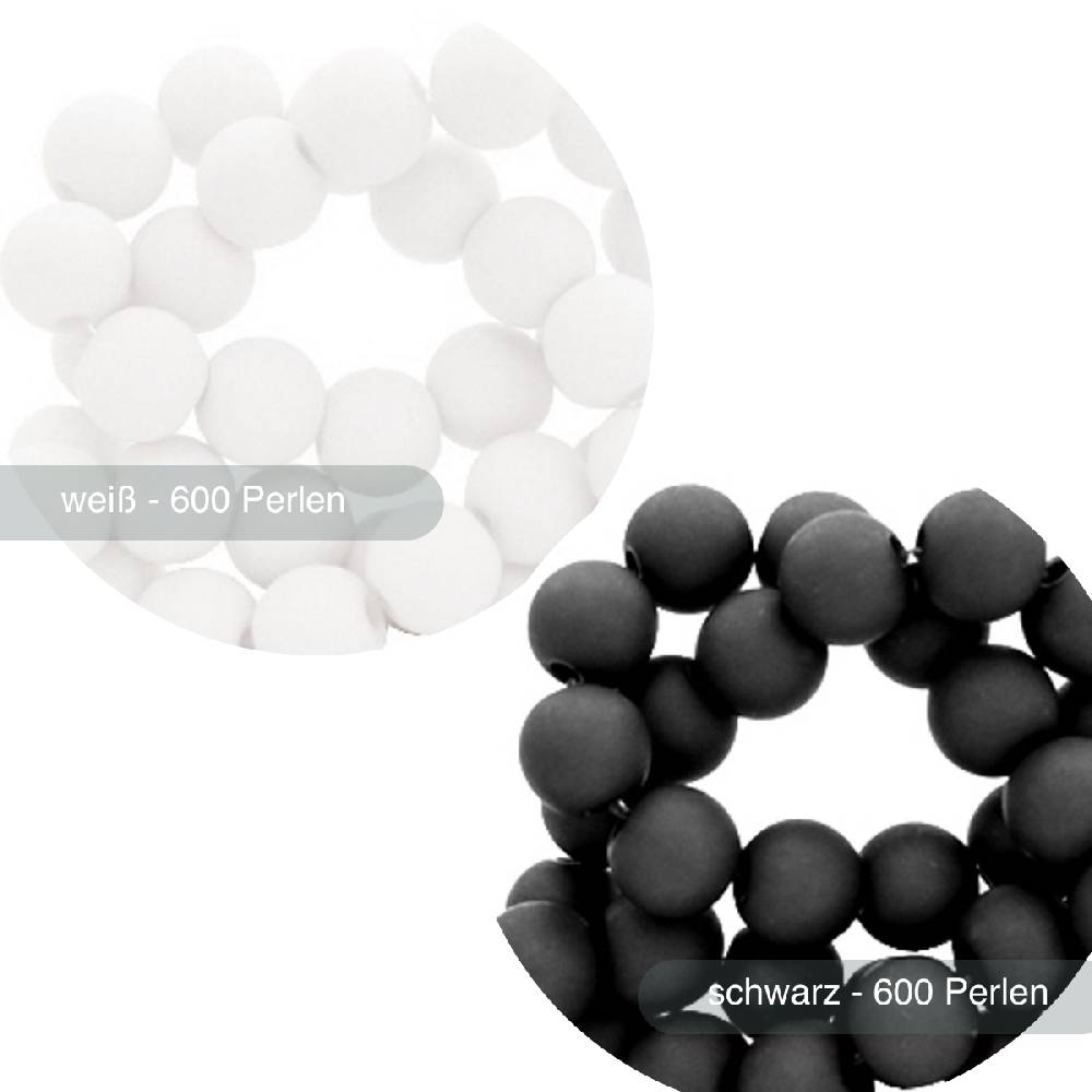 Sadingo Acrylperlen matt | 600 Stück, 6mm Valentinstagsangebot