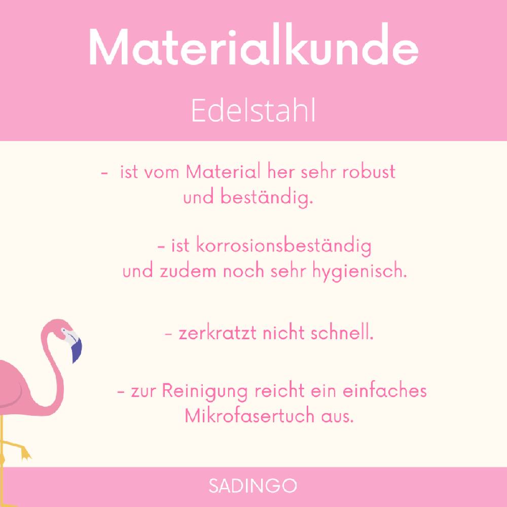 Sadingo Buchstabenperlen Edelstahl 2 Stück 10mm, Buchstabe wählbar Heißer Verkauf