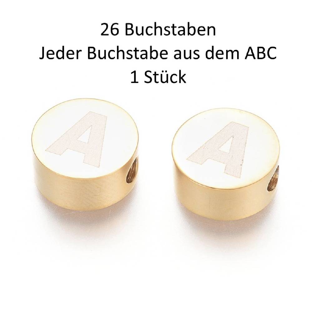 Sadingo Buchstabenperlen | 26 Stück, 10mm Neueste Mode