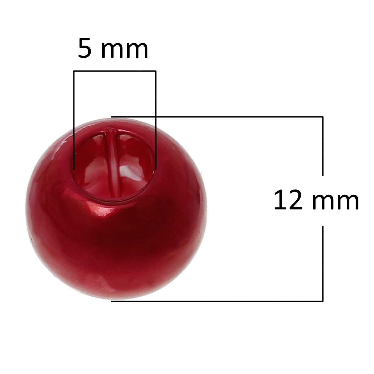 Sadingo Acrylperlen Bunt | 100 Stück, 12mm Saisonale Angebote