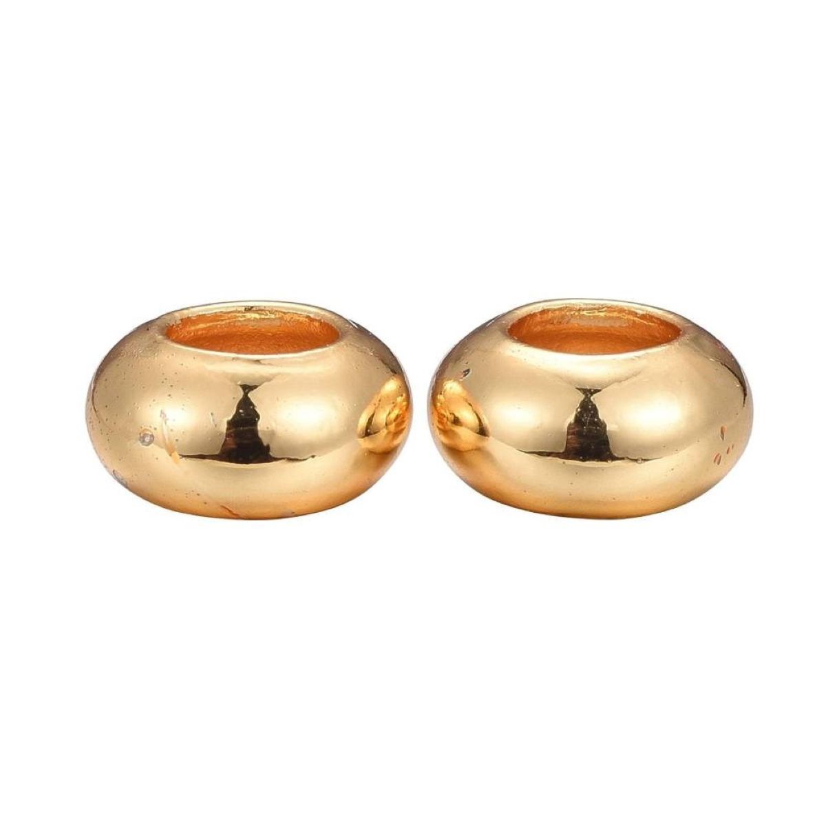 Sadingo Metallperlen Set, 30 Perlen, 3 Farben - Silber, Gold, Rosegold Wochenangebot