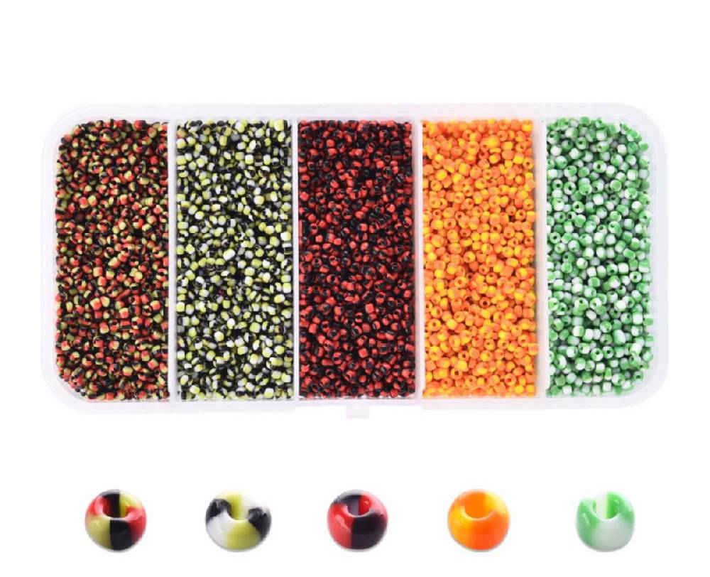 Sadingo Rocaillesperlen | 5 Farben je 16 Gramm, 1-1,5 mm JETZT KAUFEN