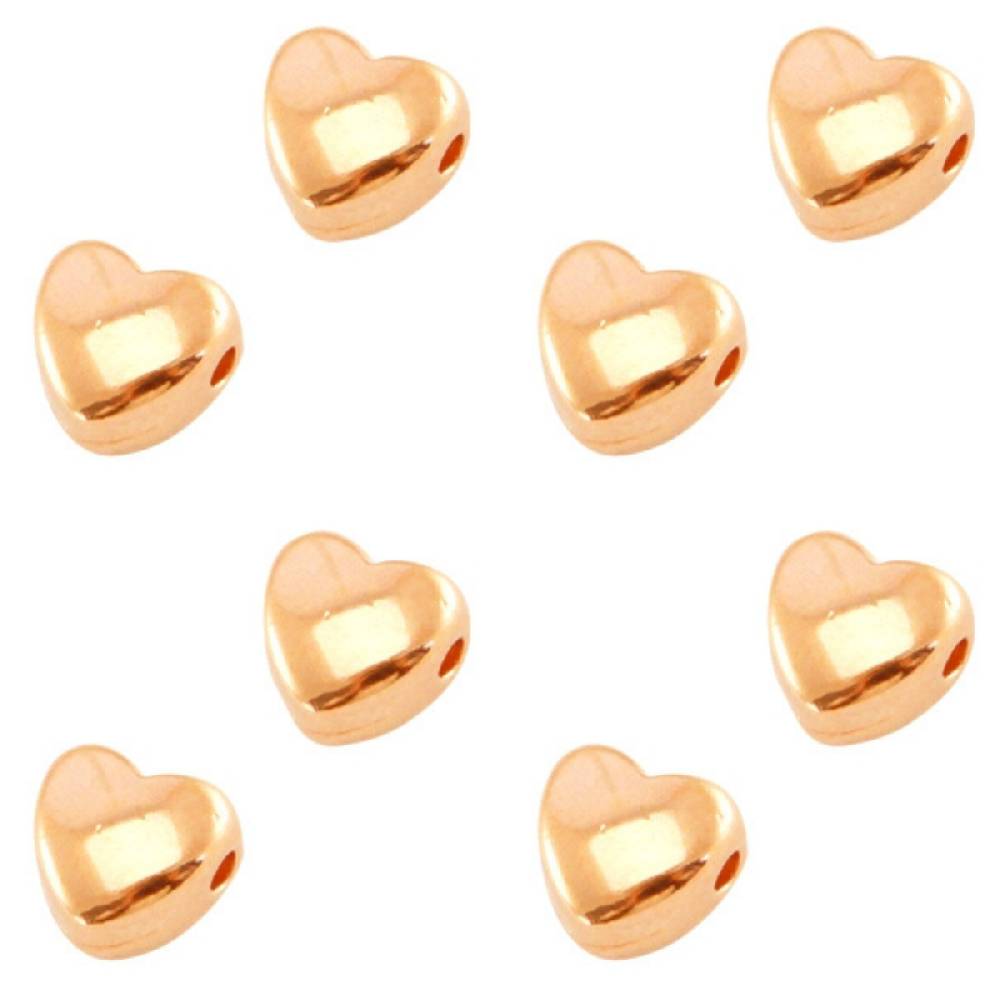 Sadingo Metallperlen | Herz-Perlen 6mm Letzte 2 Tage