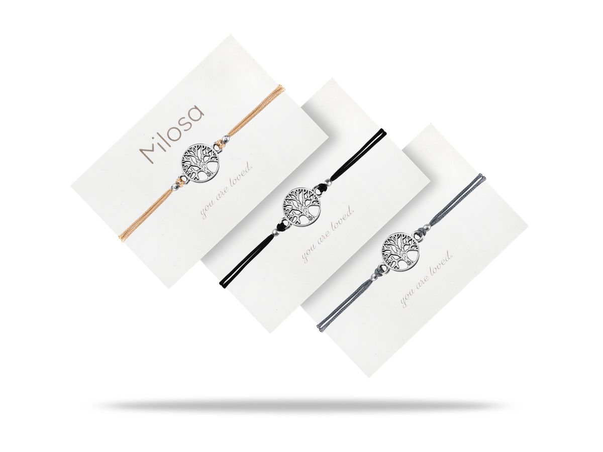 Sadingo Milosa Lebensbaum Armband Damen (verstellbar) Im Verkauf