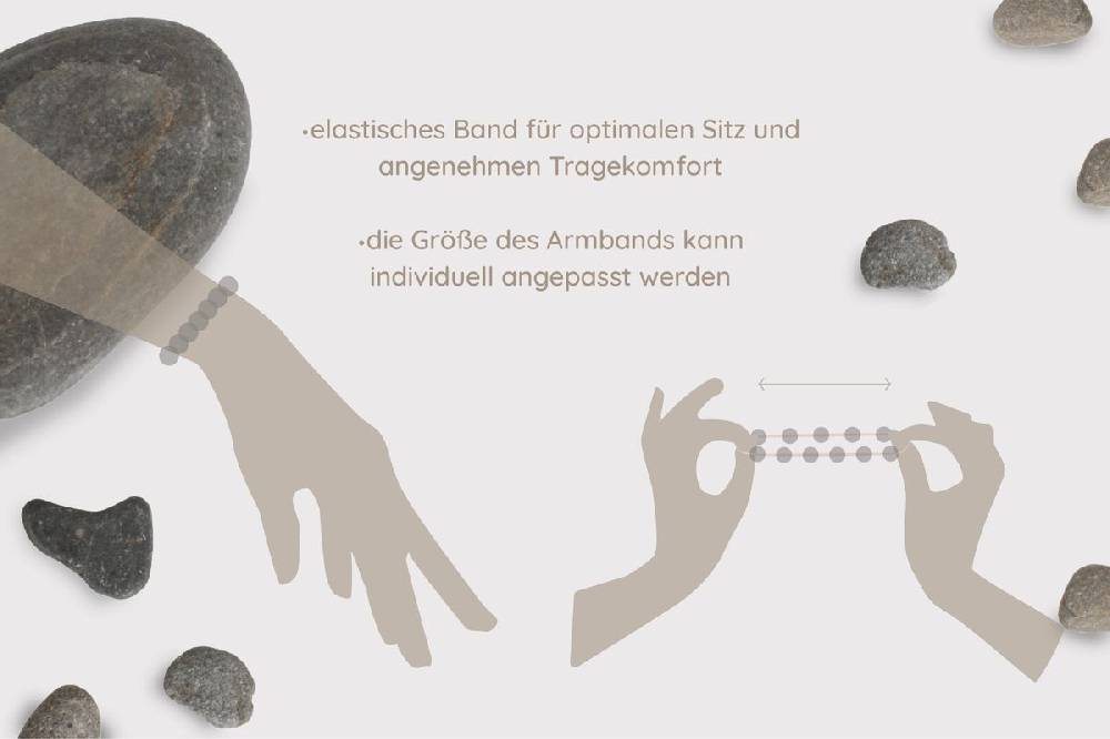 Sadingo Partnerarmband Set "VOLCANO" aus schwarzen Lavagesteinperlen Outlet
