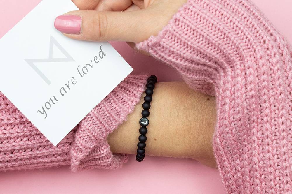 Sadingo Partnerarmband mit Buchstaben und Achat Perlen Angebote