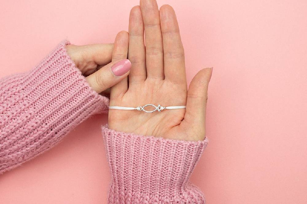 Sadingo Armband weiß für Mädchen (größenverstellbar) Ichthys Fisch Günstiger Verkauf